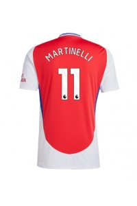 Arsenal Gabriel Martinelli #11 Fotballdrakt Hjemme Klær 2024-25 Korte ermer